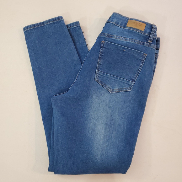 Oak & Vine Denim Jeans Junior Size 12 Blue Medium Wash NWT - Picture 10 of 15